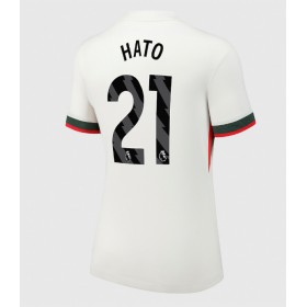 Damen Fußballbekleidung Chelsea Jorrel Hato #21 Auswärtstrikot 2025-26 Kurzarm